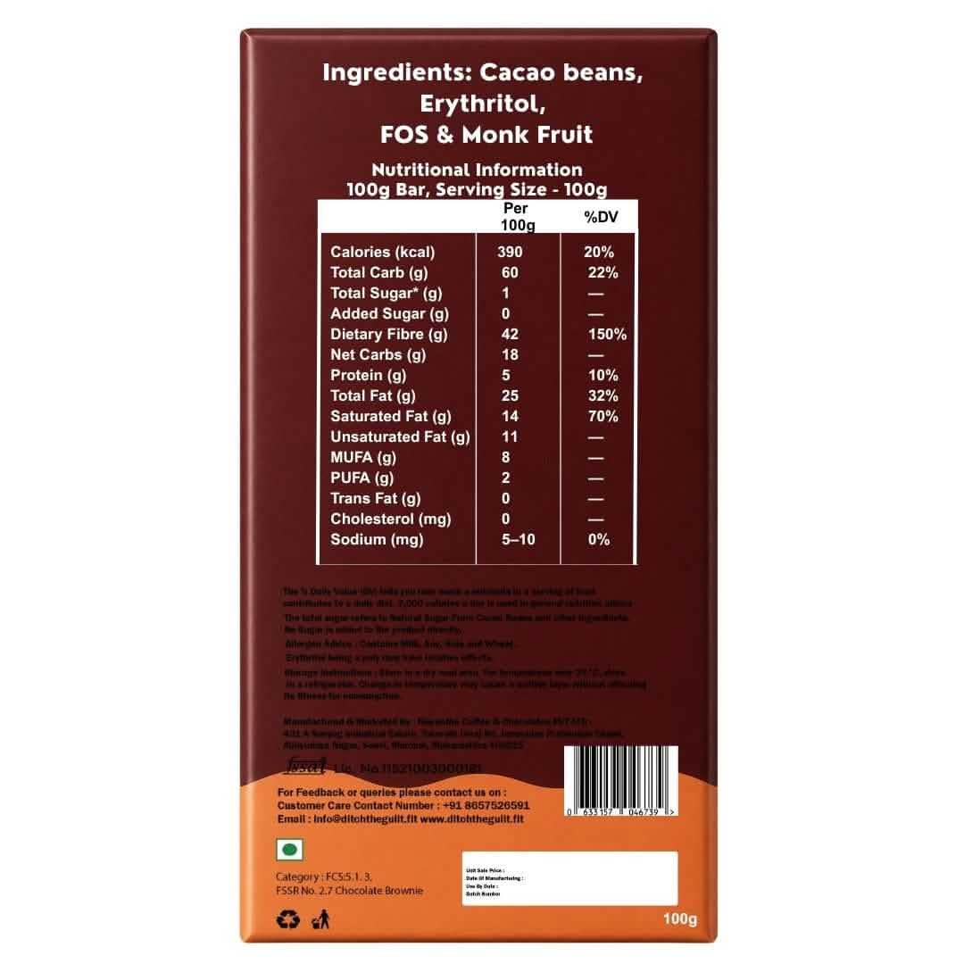 Death By Chocolate • Sugar Free Center-Filled Chocolate Bar • 100g
