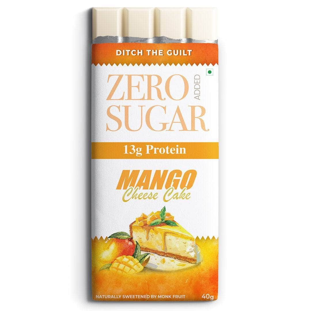 Mango Cheese Cake - White Chocolate - High Protein - Sugar Free - 40g