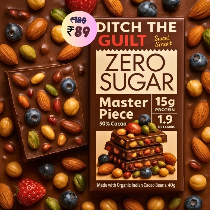 Master Piece • 15g Protein •  Sugar Free Dark Chocolate • 40g