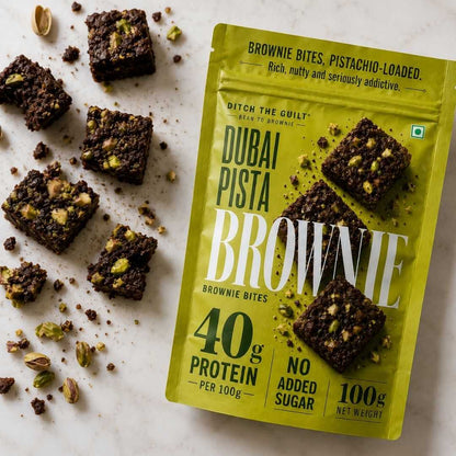Dubai Pista• 40g Protein • Sugar Free High Protein Brownie • 100g
