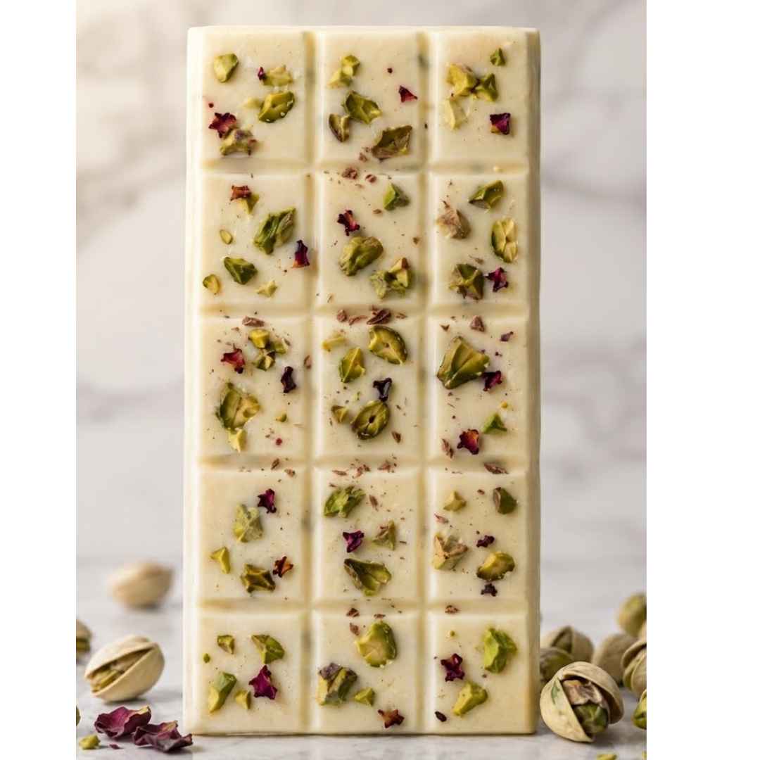 Rasmalai Cheesecake  • 23g Protein • Sugar Free White Chocolate Bar • 100g