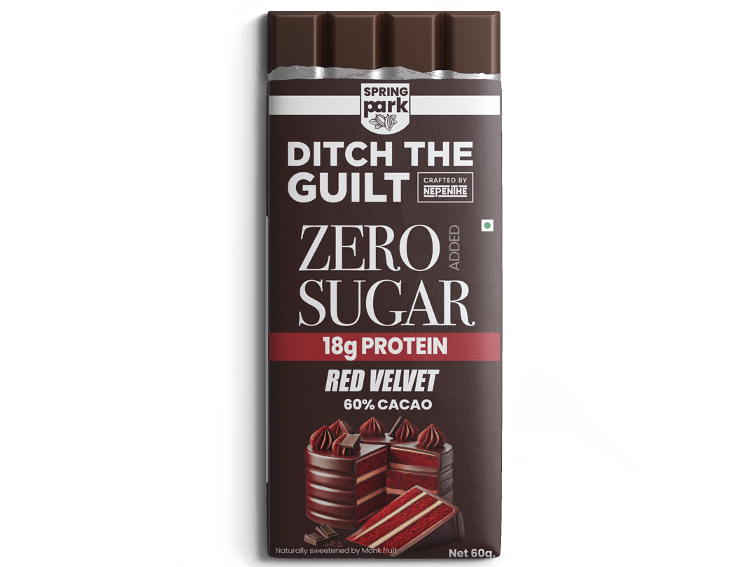 RED Velvet - Dark Protein Chocolate - High Protein - Sugar Free - 60g