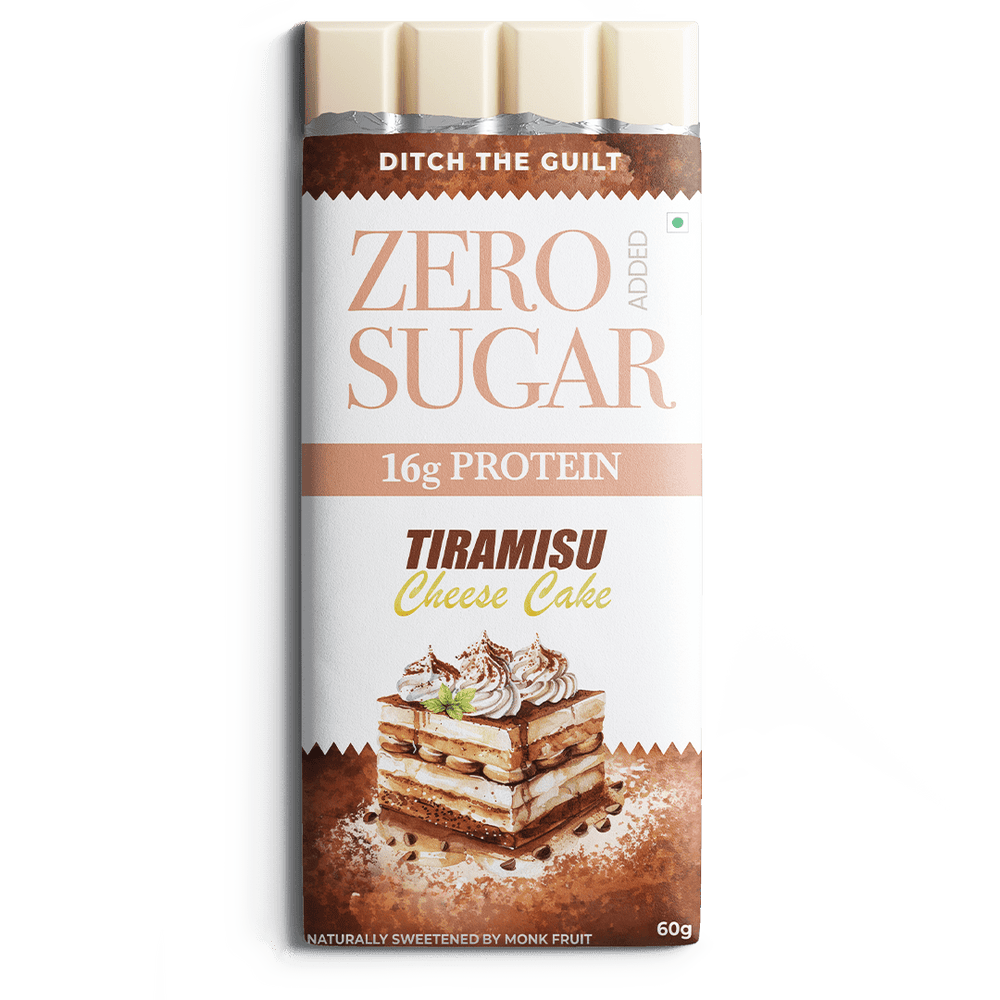 Tiramisu Cheese Cake - White Chocolate - TruNativ Whey Protein - Sugar Free - 60g