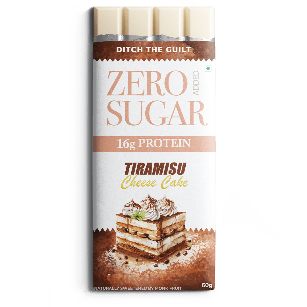 Tiramisu Cheese Cake - White Chocolate - High Protein - Sugar Free - 60g