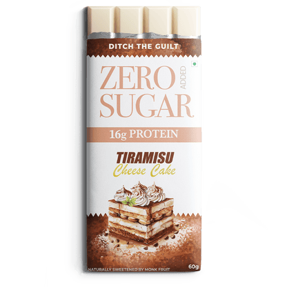 Tiramisu Cheese Cake - White Chocolate - High Protein - Sugar Free - 60g