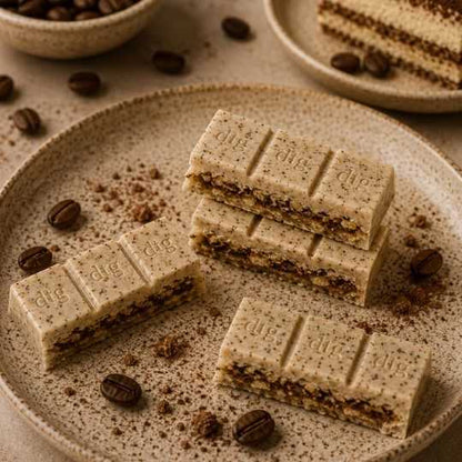 Tiramisu Cheesecake • 23g Protein • Sugar Free White Chocolate Bar • 100g