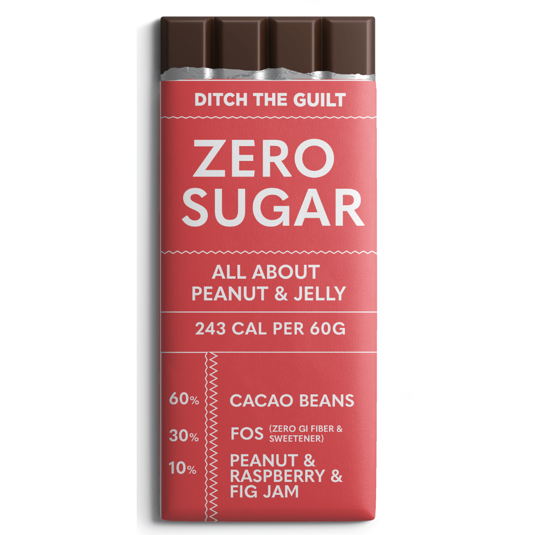 All About Peanut & Jelly  -- Sugar Free - Dark Chocolate  - 60g