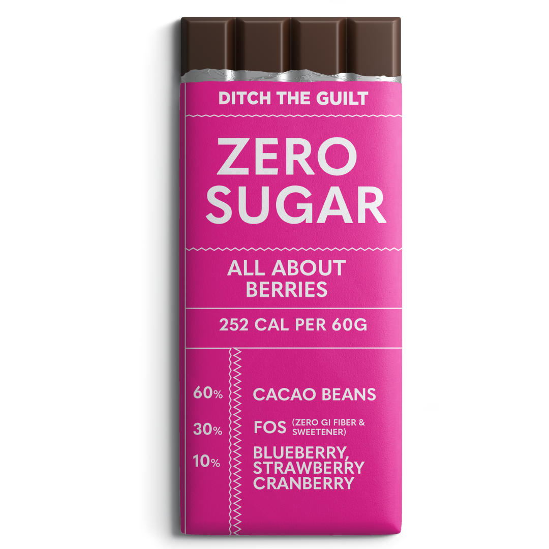 All About Berries - Vegan Dark Chocolate - Sugar Free - 60g