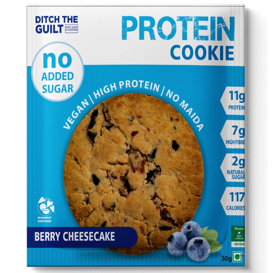 Berry Cheesecake Cookie - 11g Protein - 7g Fiber - 2g Sugar - 117 Calories - 30g