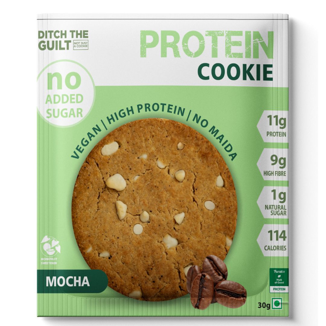 Mocha Cookies - 11g Protein - 9g Fiber - 1g Sugar - 114 Calories - 30g