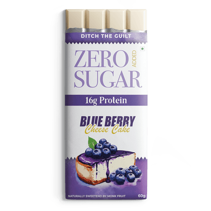 Blueberry Cheese Cake - White Chocolate - High Protein - Sugar Free - 60g