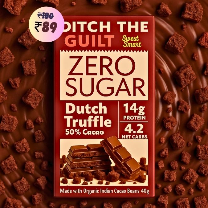 Dutch Truffle  • 14g Protein •  Sugar Free Dark Chocolate • 40g