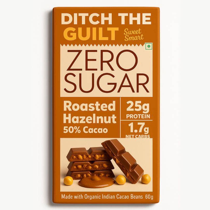 Mighty Roasted Hazelnut - 25g Protein - 1.7g Net Carbs - 1g natural Sugar - 60g