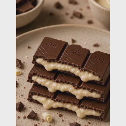 Chocolate Overload • 23g protein • Sugar Free Center-Filled Chocolate Bar • 100g