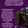 Blueberry Cheese Cake Protein Brownie • 12g Protein • Sugar Free & High Protein • 40g