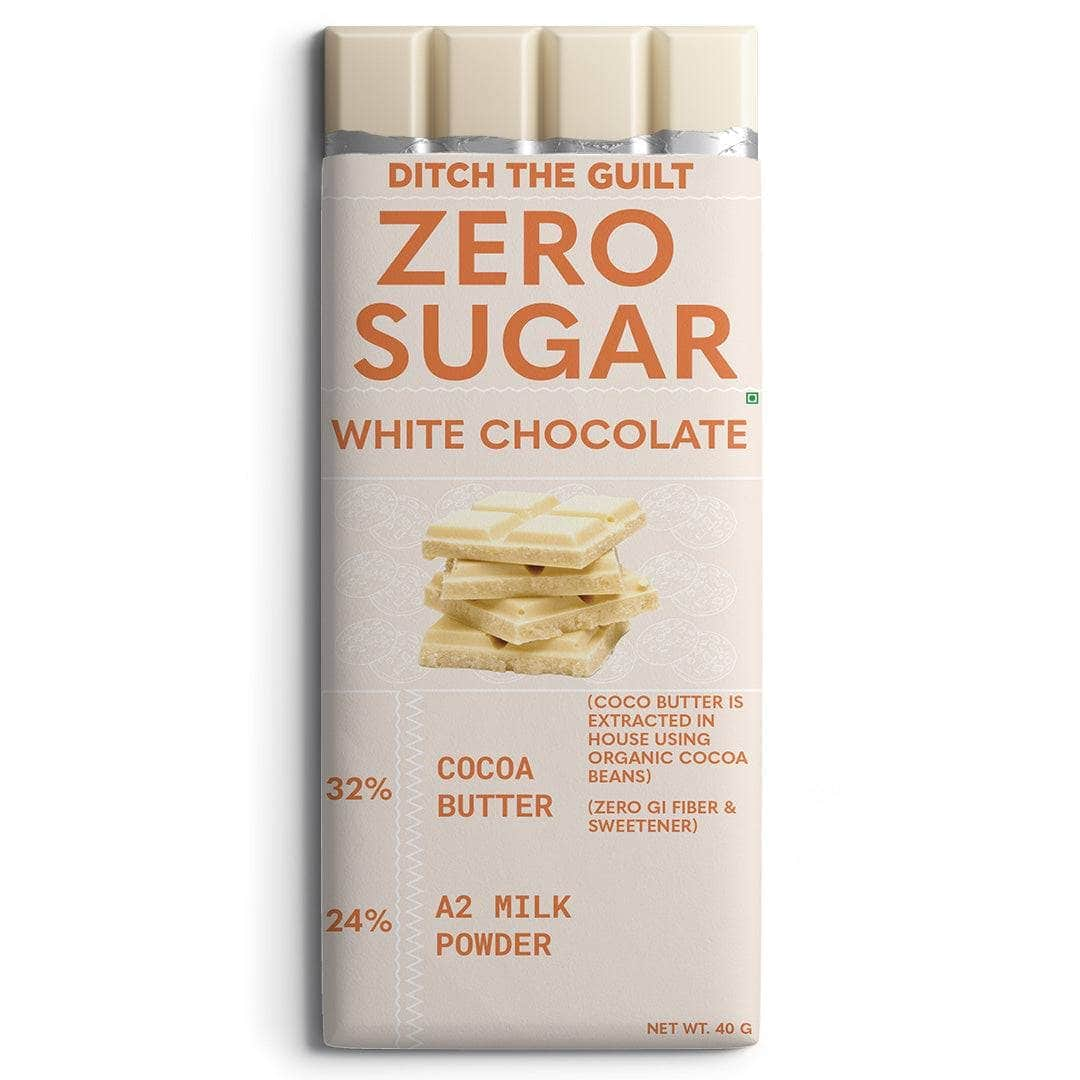 White Chocolate - Sugar Free  - 40g